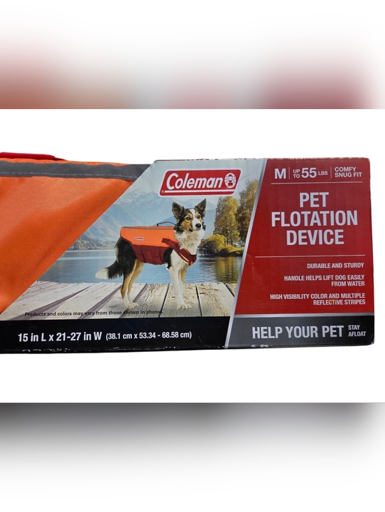 Coleman Other - Coleman - NEW Orange Pet Flotation Device For Pets Weighing Up To 55lbs.